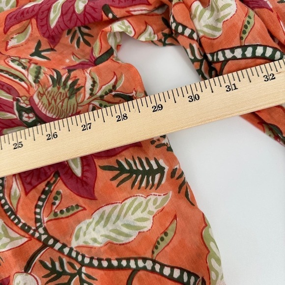 Antik Batik Women's Kalao Floral Long Sleeve Flowy Boho Peasant Blouse Size 40 M - Picture 16 of 16